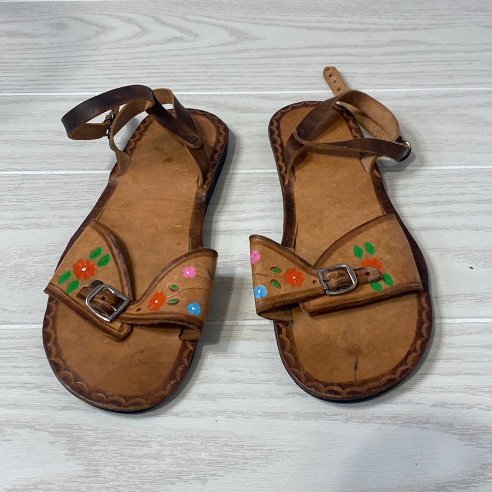 Handmade leather sandals